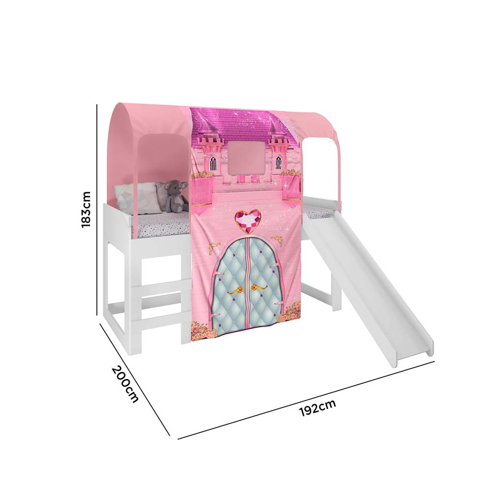Cama Infantil com Dossel Barbie Premium - Pura Magia Cama Infantil